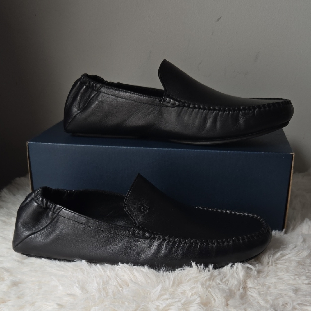 Men's Cole Haan Gentlemens Travel Slipper Moc Black US 11